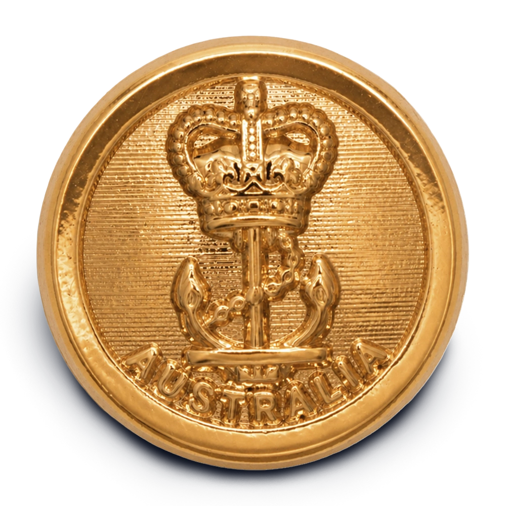 Other Ranks Button 1953 Lapel Pin Front